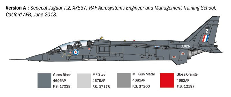 Italeri 1470 Jaguar T.2 RAF Trainer 1/72 – immagine 4