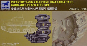 Bronco AB3549 Valentine Mk. I Première version, chenilles fonctionnelles, échelle 1/35