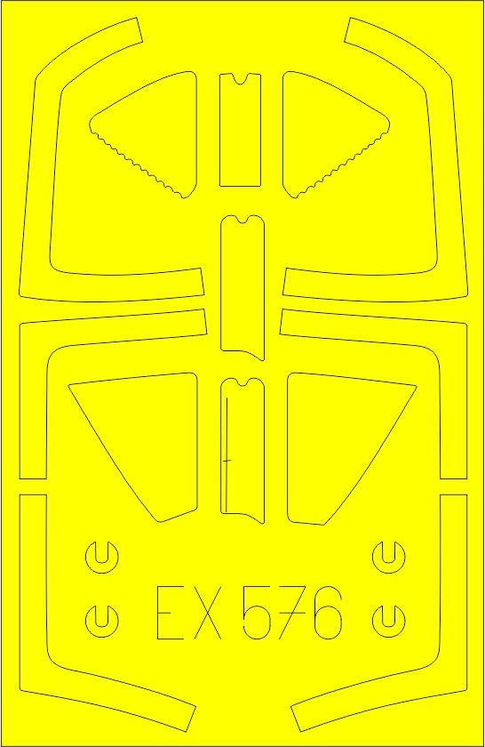 Maquette Eduard EX576 Harrier T.2/ T.4/ T.8 KINETIC au 1/48