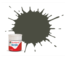 Peinture acrylique mate Humbrol AB0253 253 RLM 83 Gris foncé 14 ml