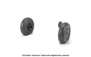 Roues de Hawker Hurricane Armory Models AW32403 avec pneus lestés 1/32 – image 2