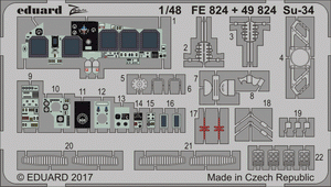 Intérieur du Su-34 Eduard 49824 HOBBY BOSS 1/48
