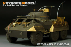 Maquette Voyager PE35679 Voiture blindée légère américaine M8 de la Seconde Guerre mondiale (version B avec canon inclus) (Pour TAMIYA 35228) 1/35 – image 2