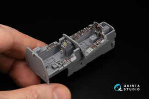 Intérieur imprimé en 3D et coloré sur papier décalcomanie Quinta Studio QDS-48449 F-4G tardif (Zoukei Mura SWS) (Petite version) 1/48 – image 7