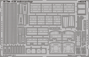 Train d&amp;#39;atterrissage Eduard 48700 S-2E 1/48 Kinetic