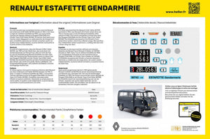 Heller 56742 Kit de Démarrage - Renault Estafette Gendarmerie 1/24 – immagine 2