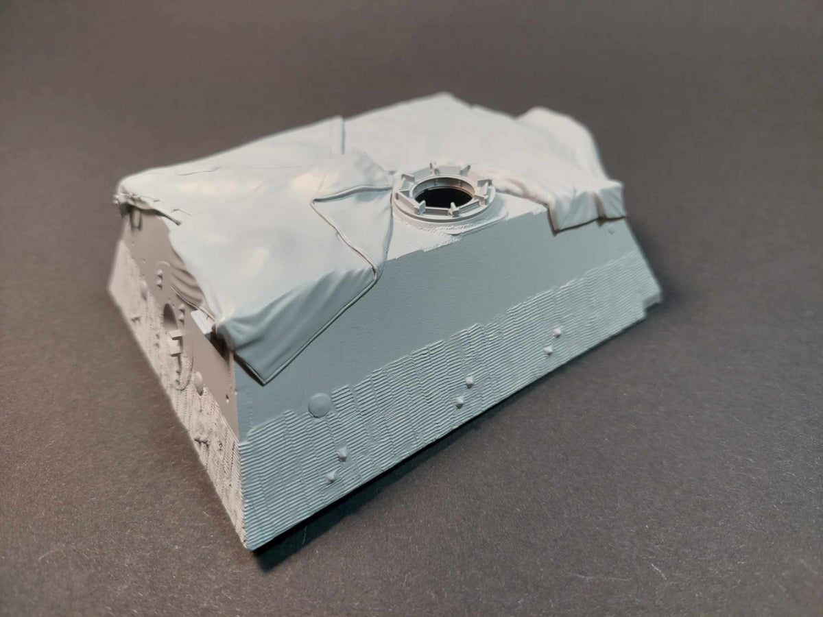 Panzer Art RE35-752 Elefant&amp;quot;coque supérieure avec bâche en toile 1/35  – imagen 5