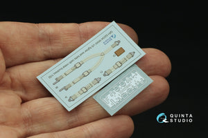 Ceintures de sécurité pour avions de chasse américains de la Seconde Guerre mondiale Quinta Studio QR+32034 (avec boucles métalliques) (Tous les kits) 1/32 – Bild 9