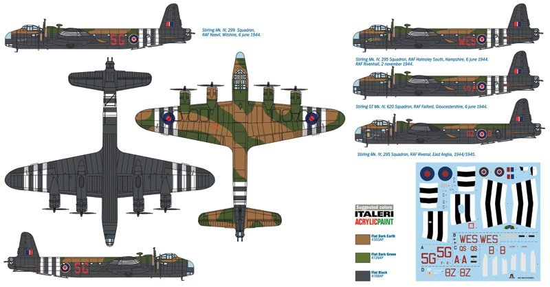 Italeri 1350 STIRLING Mk.IV 1/72 – imagen 2