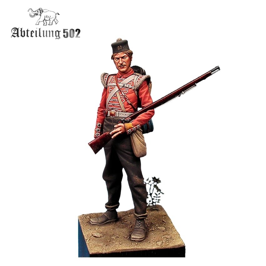 502 Abteilung ABT1018 30TH REGT.OF FOOT CRIMÉE 1854. RÉSINE 54MM.  – Bild 2