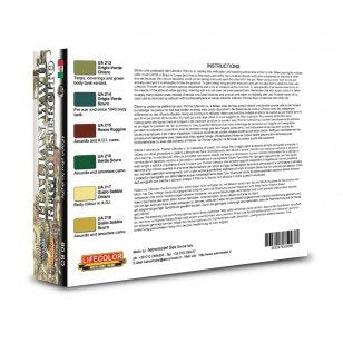 Coffret de peinture acrylique Lifecolor CS08 « Chars italiens de la Seconde Guerre mondiale » (6 x 22 ml) – image 2