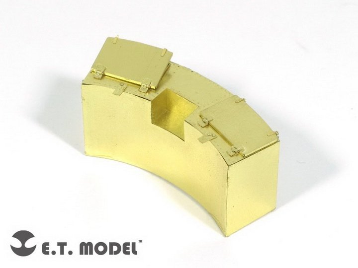 ET Model EA35-032 Coffre de rangement pour char allemand TIGER I de la Seconde Guerre mondiale, échelle 1/35 – image 3