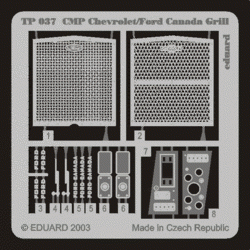 Calandre Eduard TP037 CMP Chevrolet/Ford Canada 1/35 Italeri 