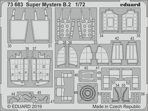 Eduard 73683 Super Mystère B.2 1/72 SPECIAL HOBBY