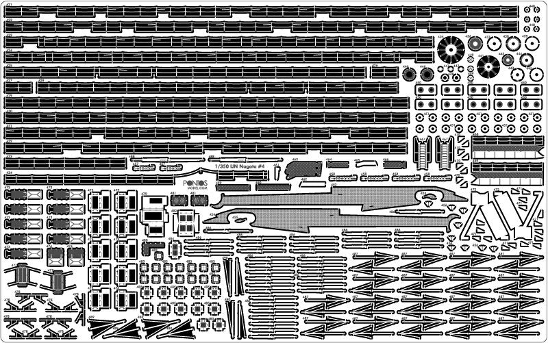 Pontos 35029F1 IJN NAGATO 1941 Ensemble de détail 1/350 – immagine 31