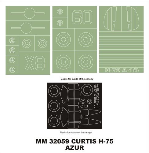 Montex MM32059 Curtiss H-75 AZUR