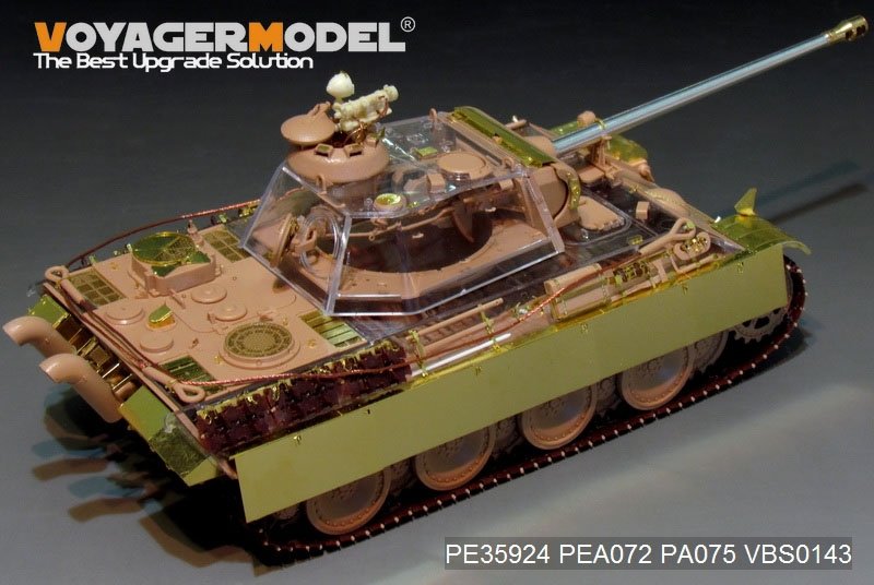 Maquette Voyager PE35924 Panther G allemand de la Seconde Guerre mondiale, version ultérieure. Modèle de base pour RMF 5016 au 1/35  – image 11