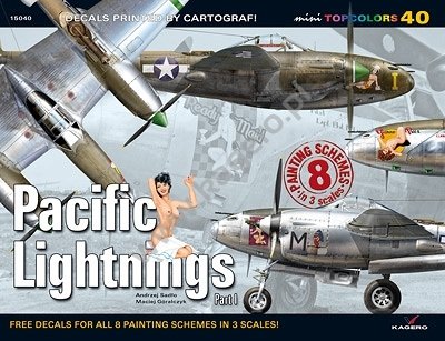 Kagero 15040 Pacific Lightnings Partie I (décalcomanie) PL/EN 
