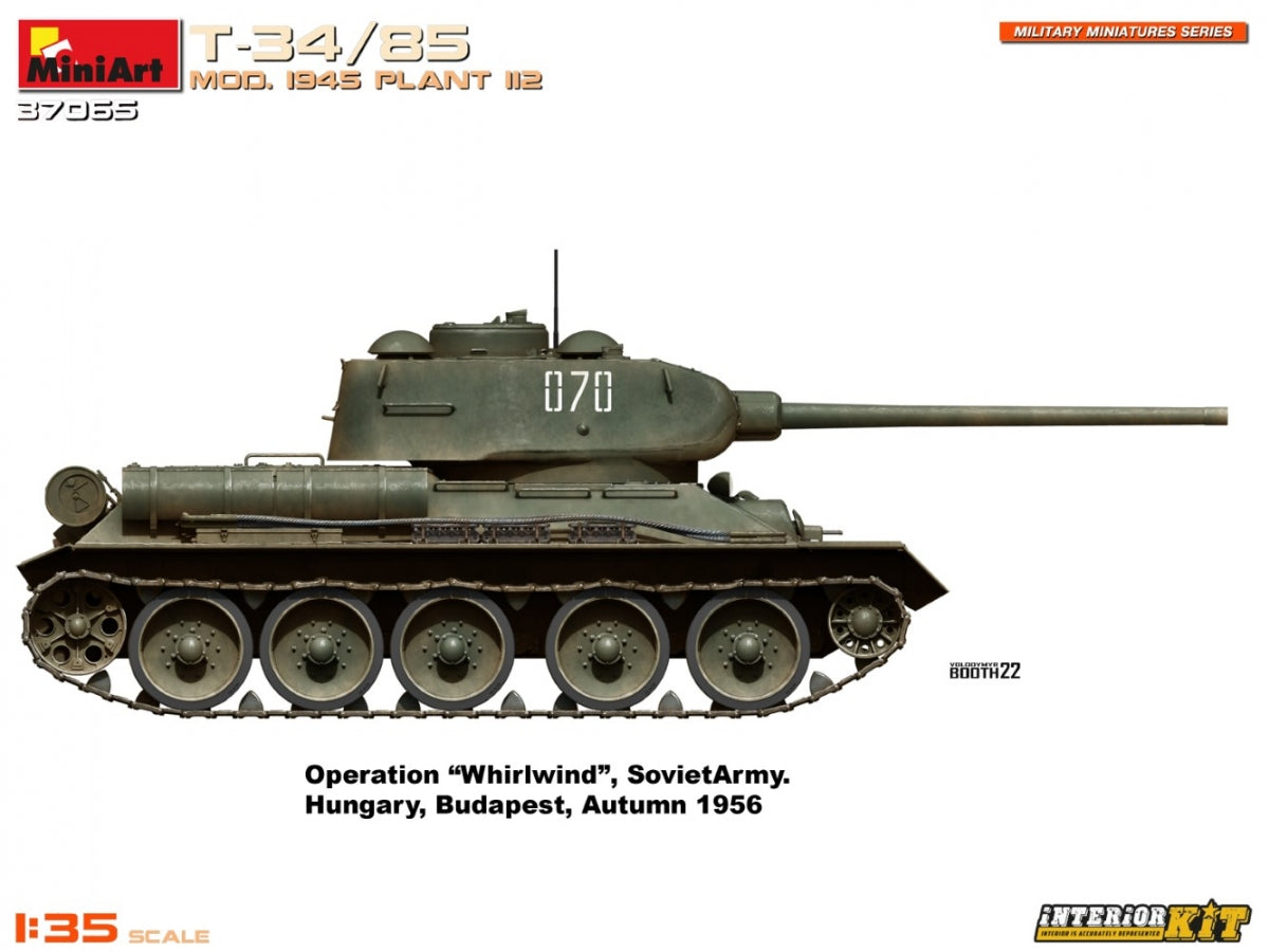 MiniArt 37065 T-34/85 MOD. 1945. USINE 112. KIT INTÉRIEUR 1/35 – image 17