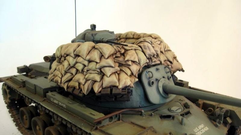 Panzer Art RE35-281 Blindage sable et écrans en bois pour chars M48 1/35