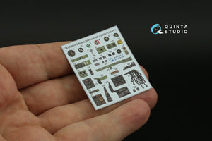 Intérieur imprimé en 3D et coloré sur papier décalcomanie Quinta Studio QDS-48378 Bristol Blenheim Mk.I (Airfix) (Petite version) 1/48 – image 7