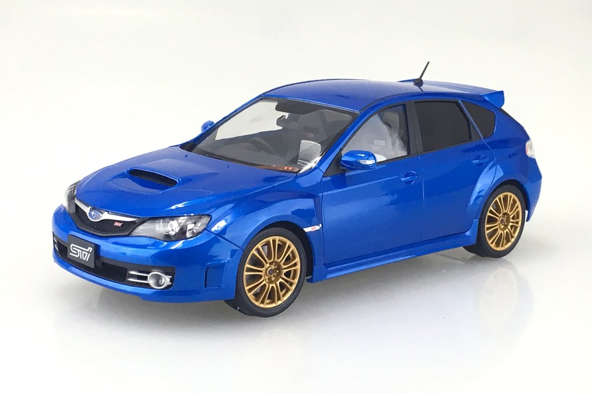 Aoshima 00491 Subaru GRB Impreza WRX Mica Blu 1/24 – zdjęcie 2