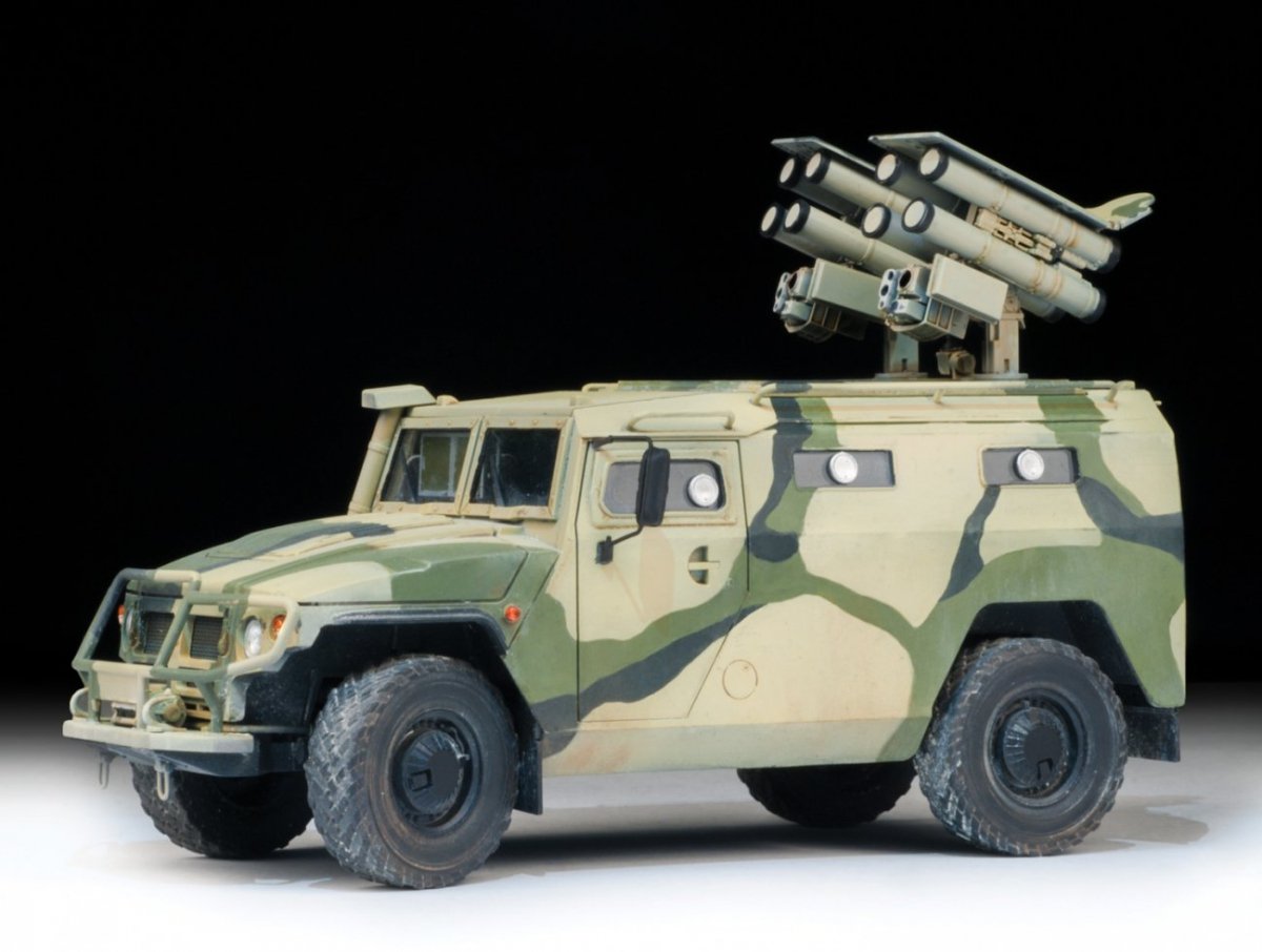 Zvezda 3682 GAZ avec système de missile AT Kornet D (1/35) – image 3