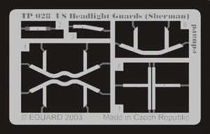 Eduard TP028 Protections de phares américaines (Sherman) 1/35
