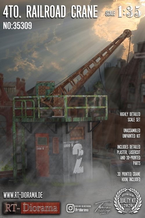 RT-Diorama 35309 4to. Grue ferroviaire 1/35