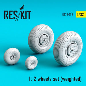 RESKIT RS32-0358 JEU DE ROUES IL-2 (LESTÉ) 1/32