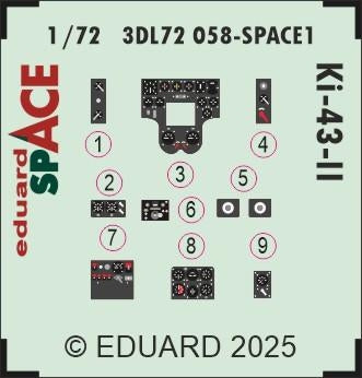 Eduard 3DL72058 Ki-43-II SPACE ARMA HOBBY 1/72  – image 4