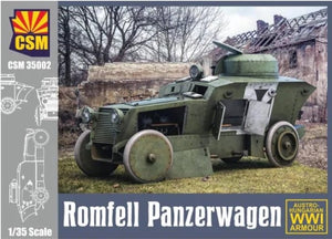 Copper State Models 35002 Romfell Panzerwagen, blindé austro-hongrois de la Première Guerre mondiale, échelle 1/35