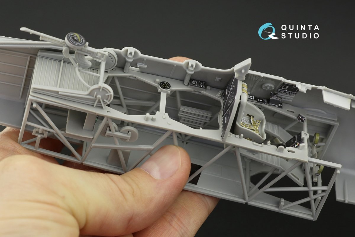 Intérieur imprimé en 3D et coloré sur papier décalcomanie Quinta Studio QD32117 Fairey Swordfish Mk.II (Trumpeter) 1/32 – image 12
