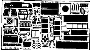 Eduard 35154 Blitz 3(t) type S 1/35 Italeri – image 2