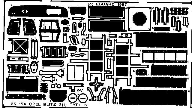 Eduard 35154 Blitz 3(t) type S 1/35 Italeri – image 2