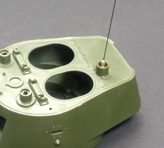 Panzer Art SU35-003 Support d&amp;#39;antenne pour véhicule blindé soviétique de la Seconde Guerre mondiale (1940-43, 3 pièces) 1/35