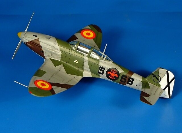 RS Models 92263 Heinkel 112B Espagne Seconde Guerre mondiale Chasseur allemand 1/72 – Bild 5