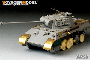 Maquette Voyager PEA270, Jagdpanzer Panther A/G/F allemand de la Seconde Guerre mondiale, roues de route dégradées (GP), échelle 1/35 – image 3