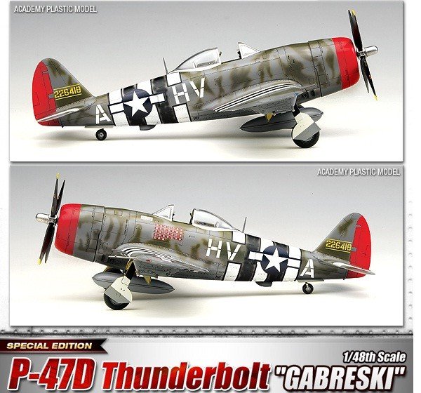Academy 12222 P-47D Thunderbolt (GABRESKI) (1/48) – imagen 5