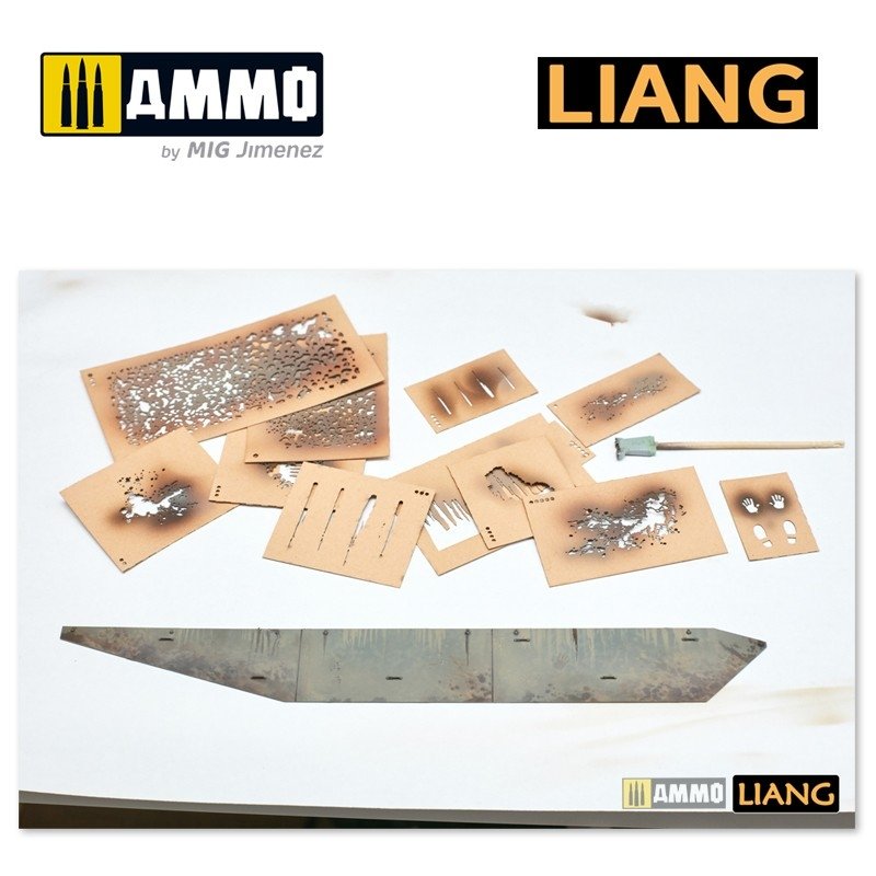 Pochoirs aérographe Liang 0004 pour empreintes de mains et de chaussures – image 6