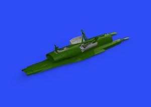 Eduard 648974 Baies de train d&amp;#39;atterrissage F-16C (version initiale) - Maquette KINETIC PRINT au 1/48