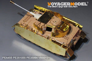 Voyager modèle PEA455 Panzer allemand de la seconde guerre mondiale.IV Ausf.H première version Schurzen (GP) 1/35 – Bild 4