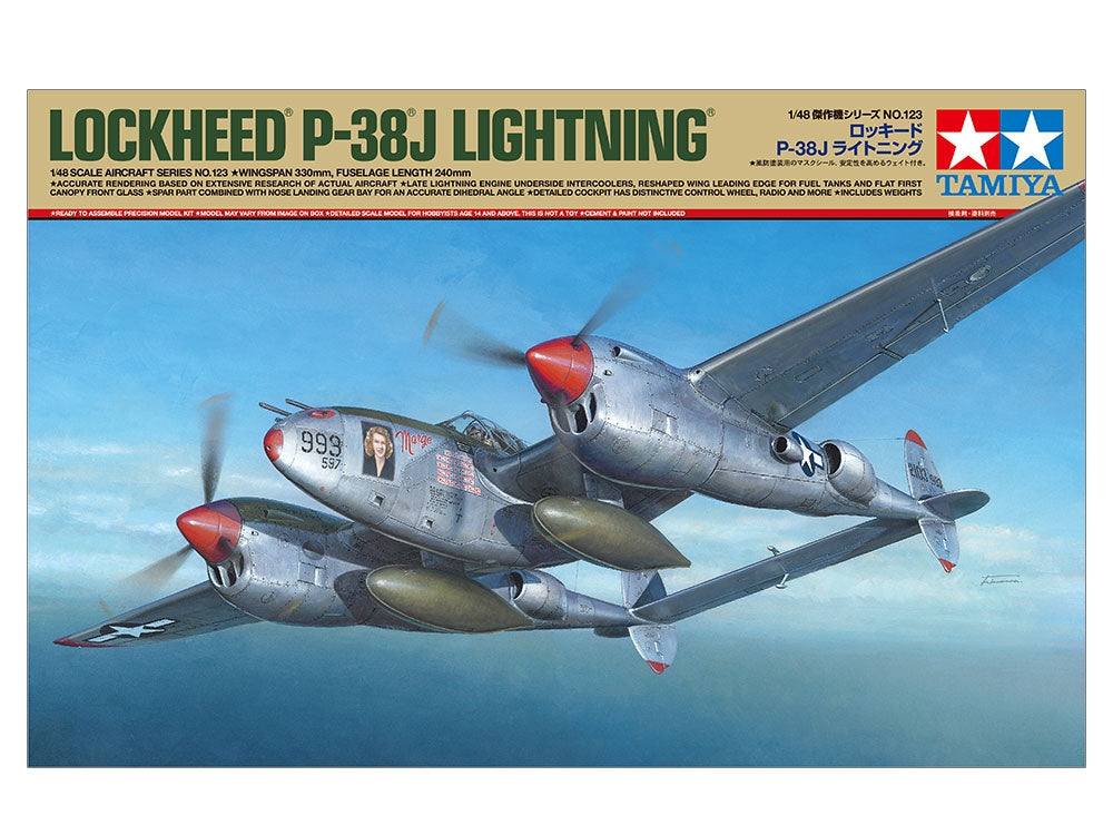 Tamiya 61123 Lockheed P-38J Lightning 1/48 – Bild 2