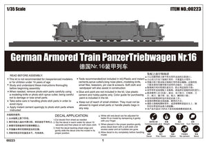 Trumpeter 00223 Train blindé allemand Panzertriebwagen n° 16 – Bild 2