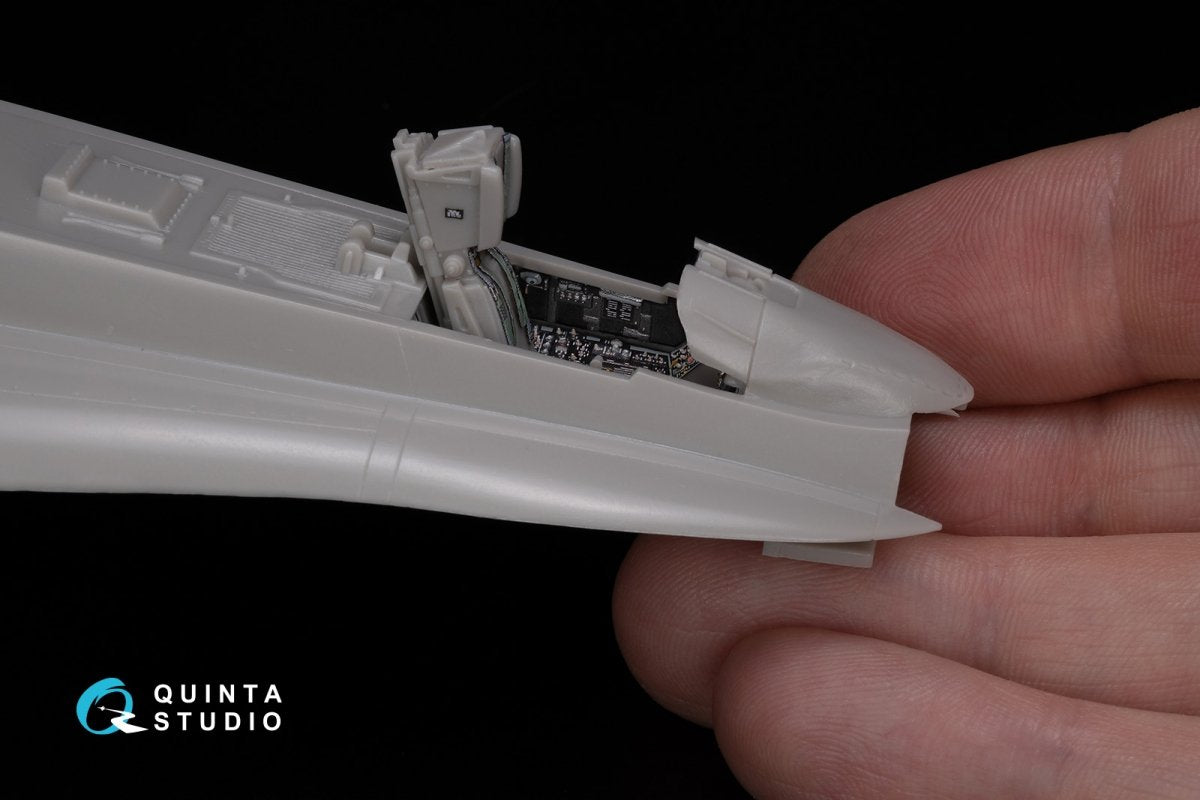 Intérieur imprimé en 3D et coloré sur papier décalcomanie Quinta Studio QD48302 F/A-18C (Hasegawa) au 1/48 – image 10