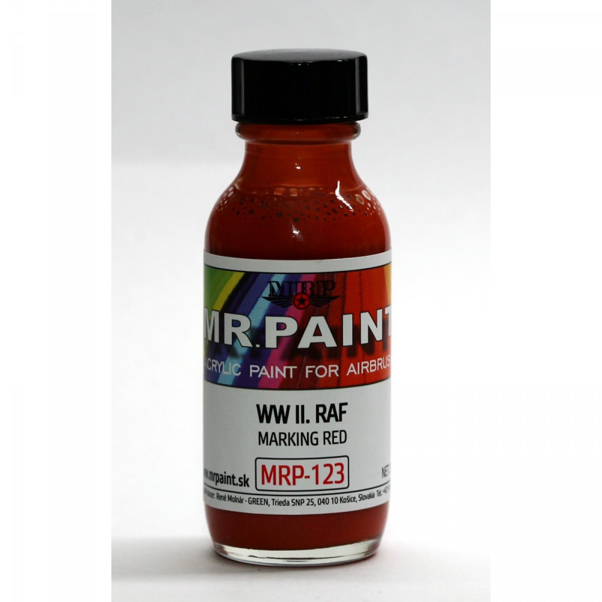 Peinture rouge de marquage MR. Paint MRP-123 WWII RAF 30 ml – immagine 2