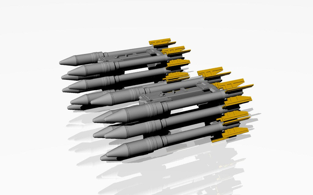 Maquette Armory Models ACA4814 Missiles non guidés S-3K avec lanceur APU-14U, échelle 1/48