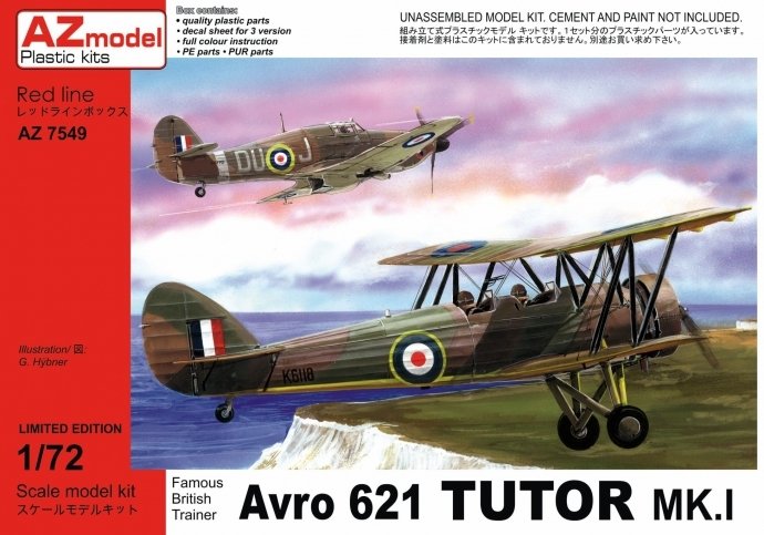AZ Modèle AZ7549 AVRO TUTOR MK.I (1/72)