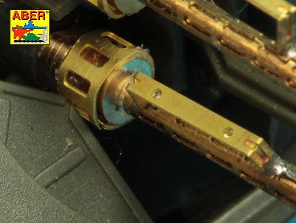 Aber 35L-222 Ensemble de 2 canons pour mitrailleuses russes KPVT de 14,5 mm utilisées sur ZPU-2 ou ZPU-4 (1/35) – immagine 10