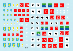 Star Decals 35-968 4e et 27e brigades blindées britanniques 1/35 – immagine 2